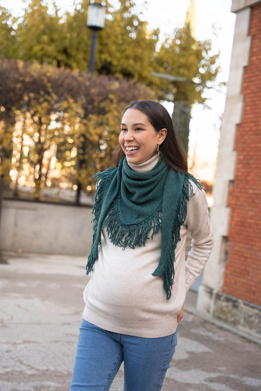 Mini Poncho | Azul verdoso - Image 6