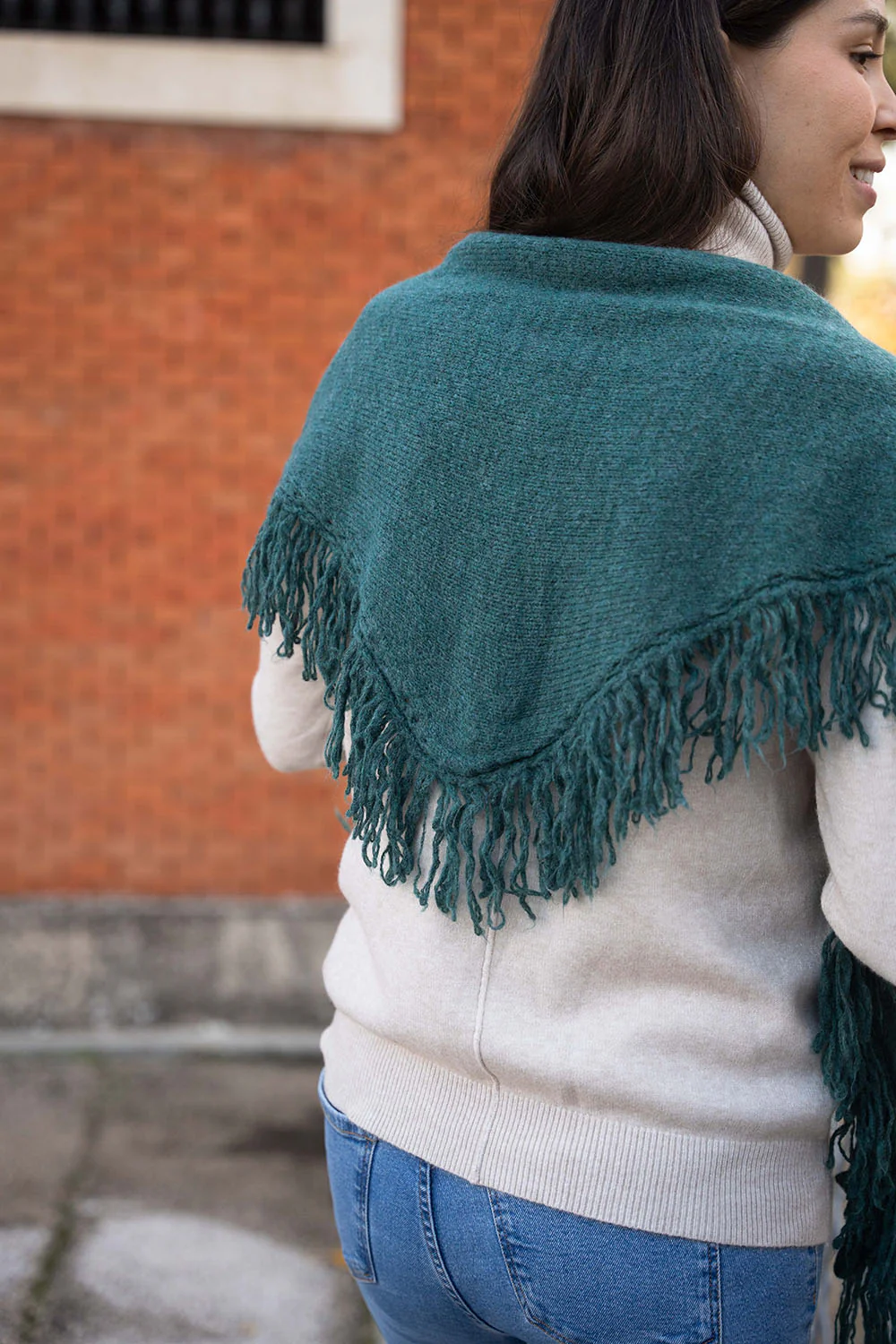 Mini Poncho | Azul verdoso - Image 7