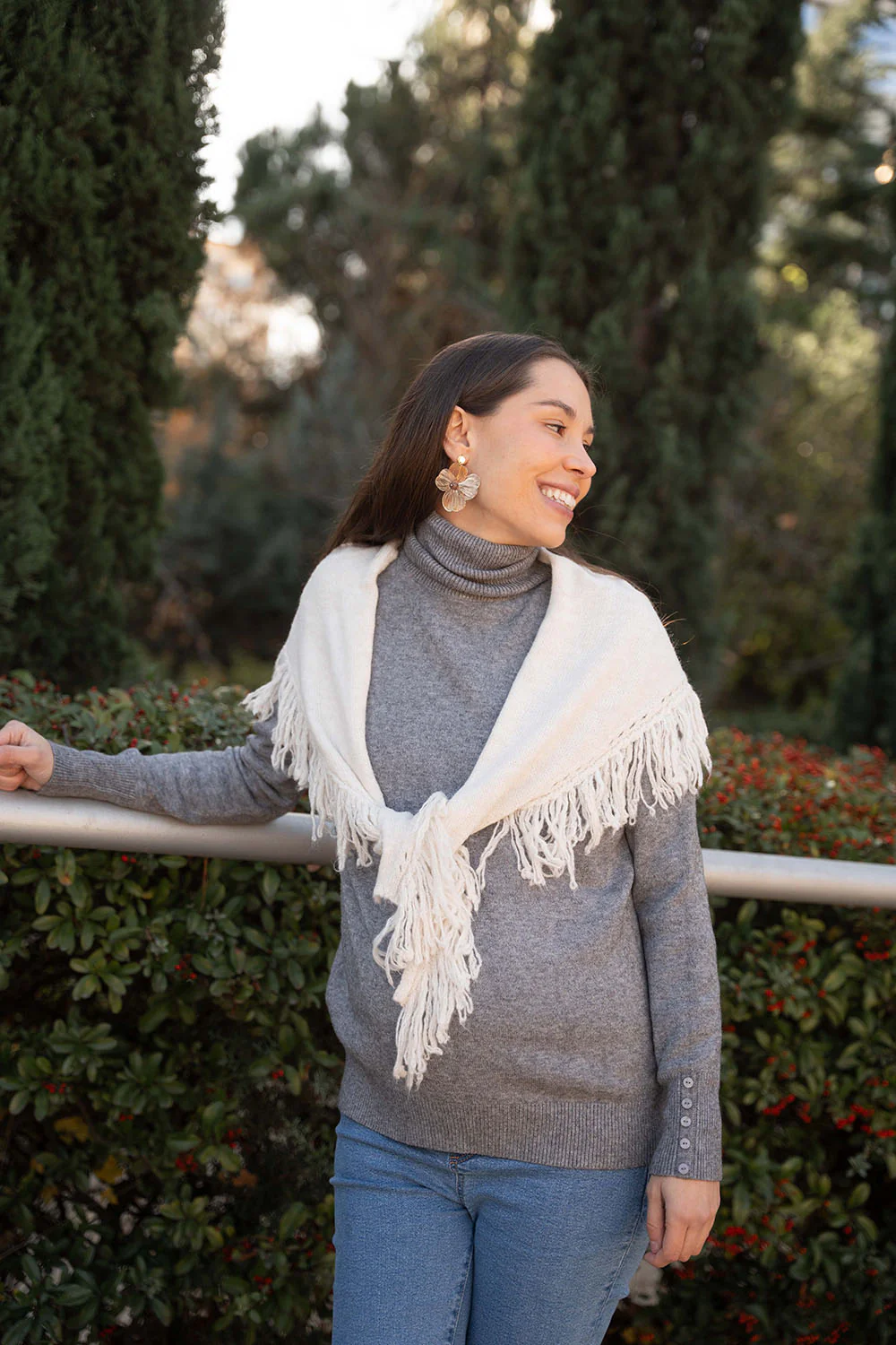 Mini Poncho | Blanca - Image 5
