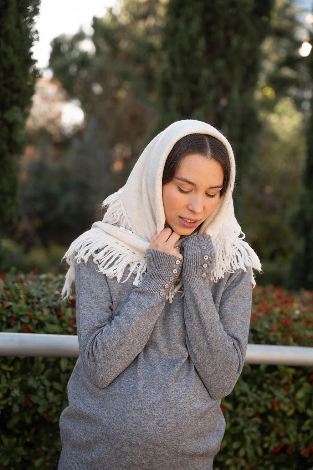 Mini Poncho | Blanca - Image 7