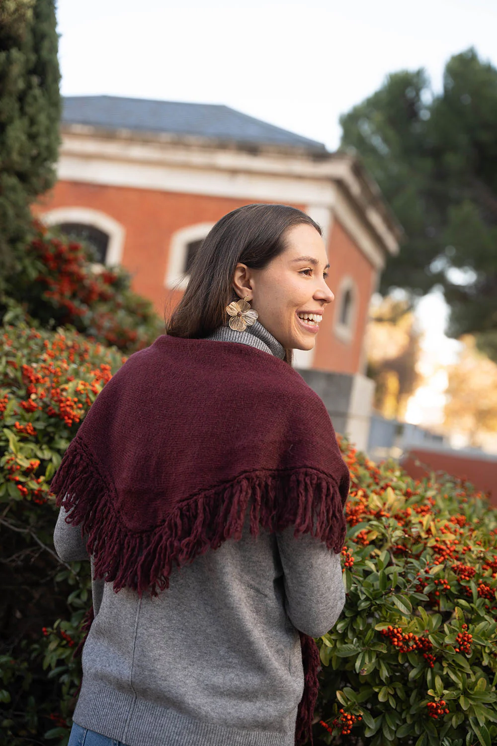 Mini Poncho | Granate - Image 5