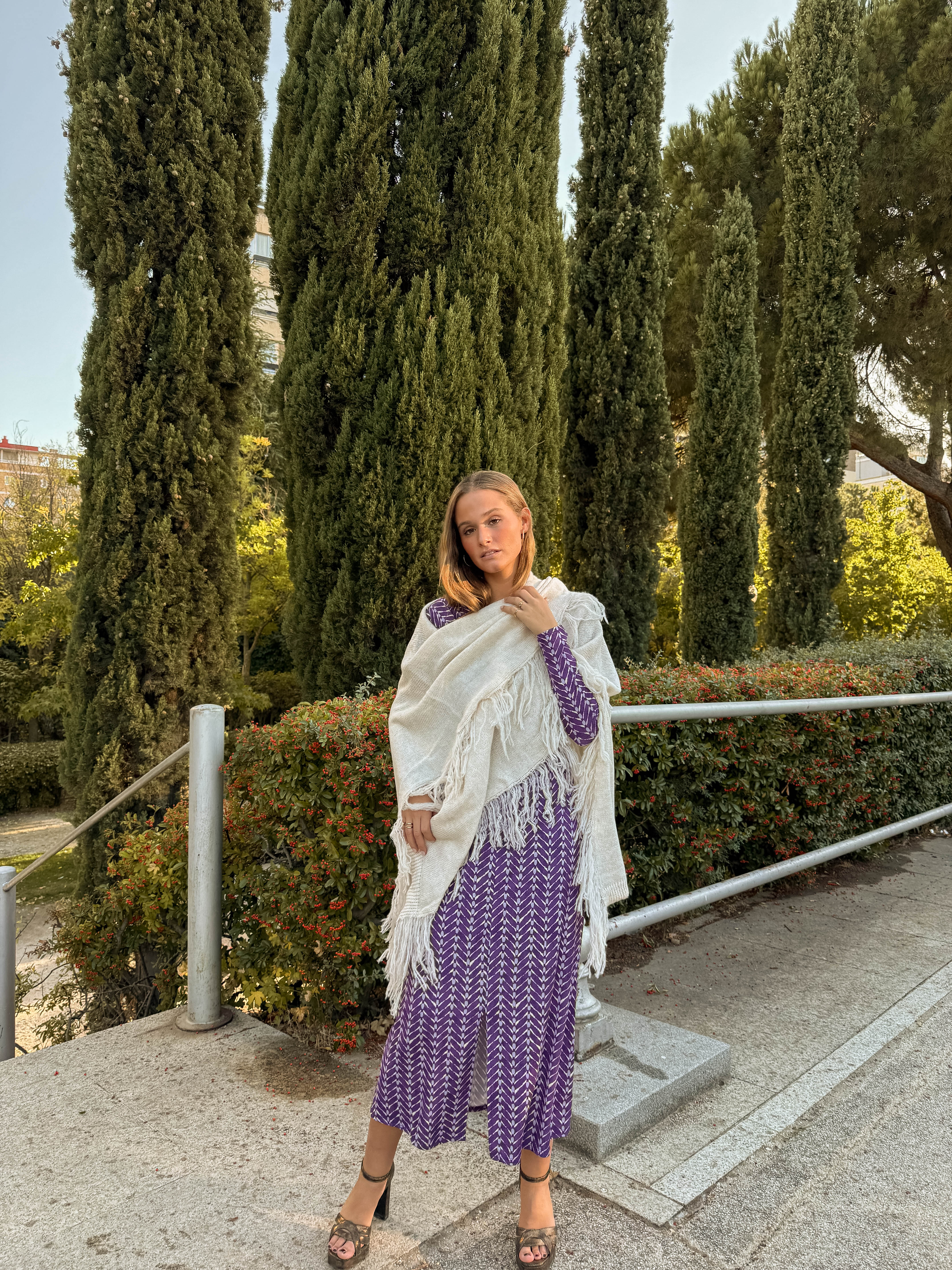 Poncho grande | Blanco - Image 18