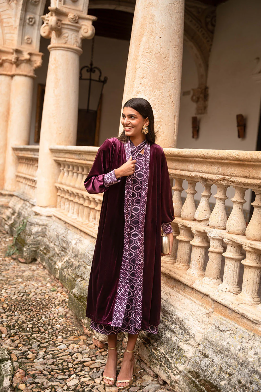 Vestido de terciopelo | Priora - Image 5